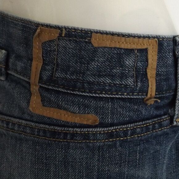 RALPH LAUREN POLO Skirt, 30, Denim Mini, Pockets, Distressed, Cutoff, Zipper fly - Picture 8 of 11